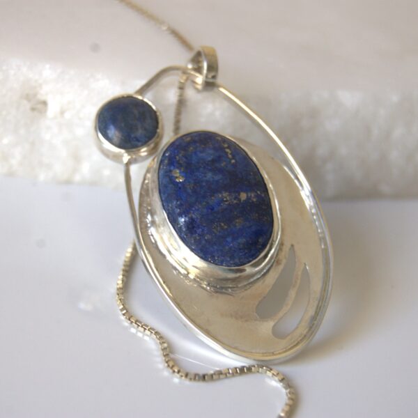 Lapis Lazuli Sterling Silver Pendant