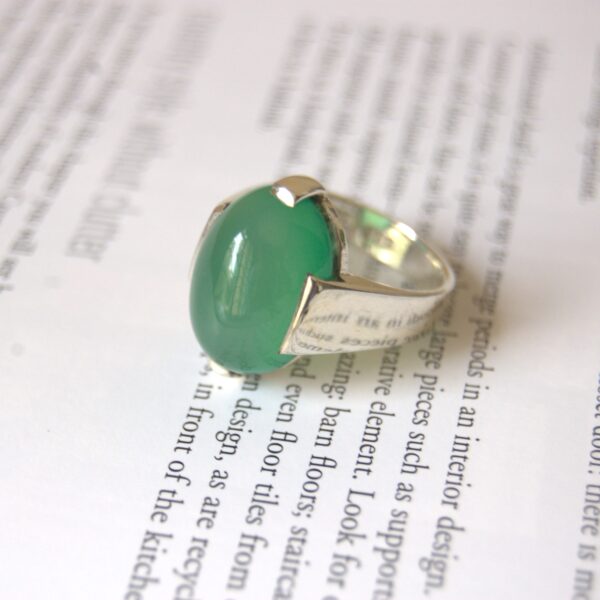 Aventurine Sterling Silver Ring - Image 2