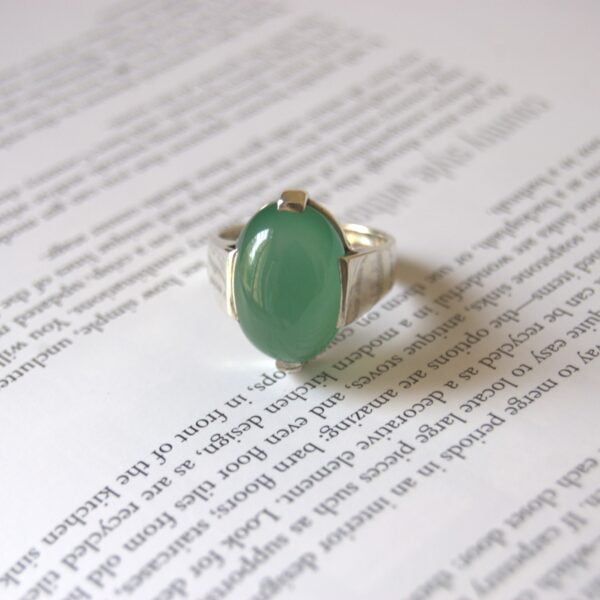 Aventurine Sterling Silver Ring