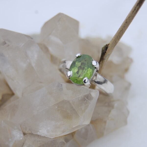 Peridot Sterling Silver Ring - Image 2