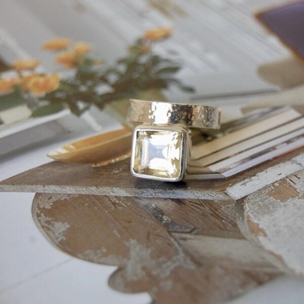 Citrine Sterling Silver Ring