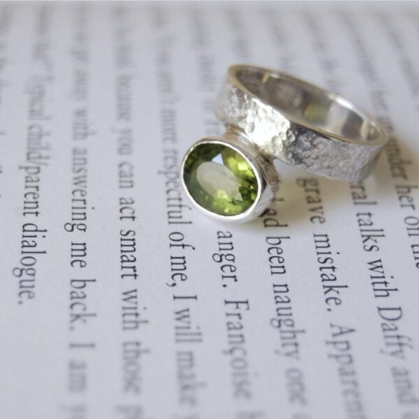 Peridot Sterling Silver Ring