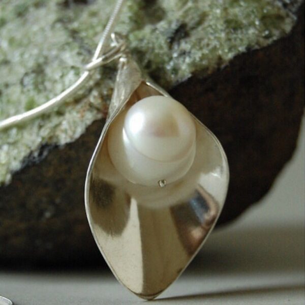 Pearl From The Sea Sterling Silver Pendant