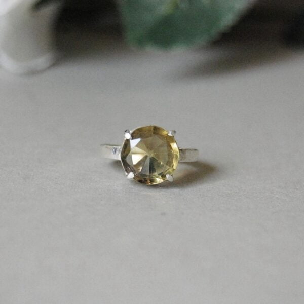 Citrine Sterling Silver Ring