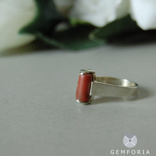 Coral (Marjaan) Sterling Silver Ring