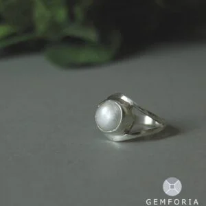 Natural Pearl Sterling Silver Ring