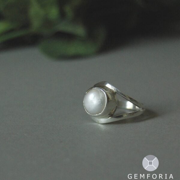 Natural Pearl Sterling Silver Ring