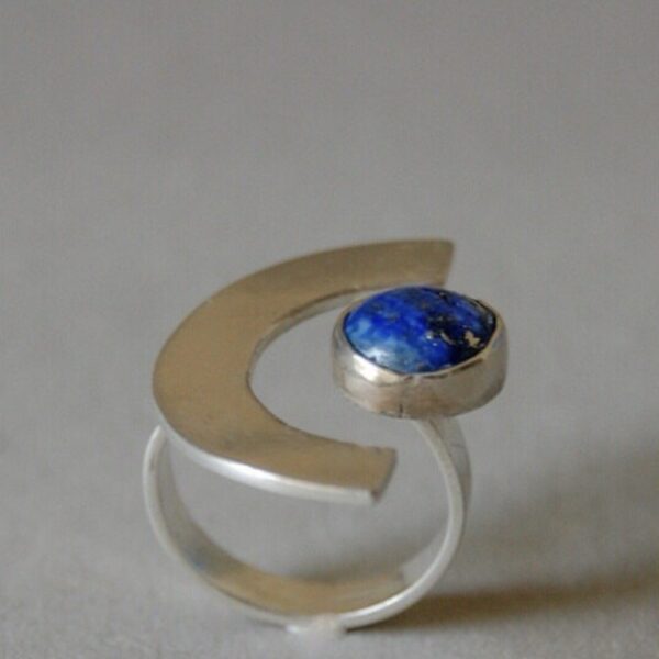 Lapis Lazuli Sterling Silver Ring - Image 3