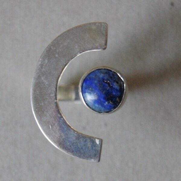 Lapis Lazuli Sterling Silver Ring - Image 2