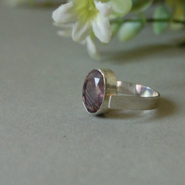 Amethyst Sterling Silver Ring - Image 3