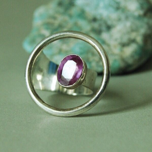 Amethyst Sterling Silver Ring