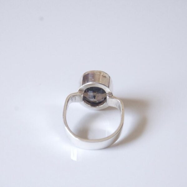 Smoky Quartz Sterling Silver Ring - Image 3