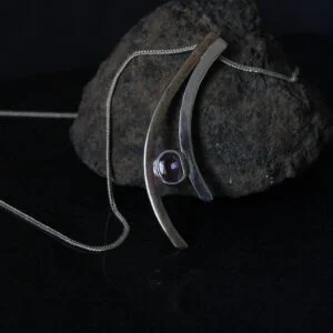 Amethyst Sterling Silver Pendant