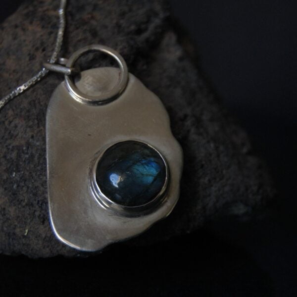 Labradorite Sterling Silver Pendant - Image 2