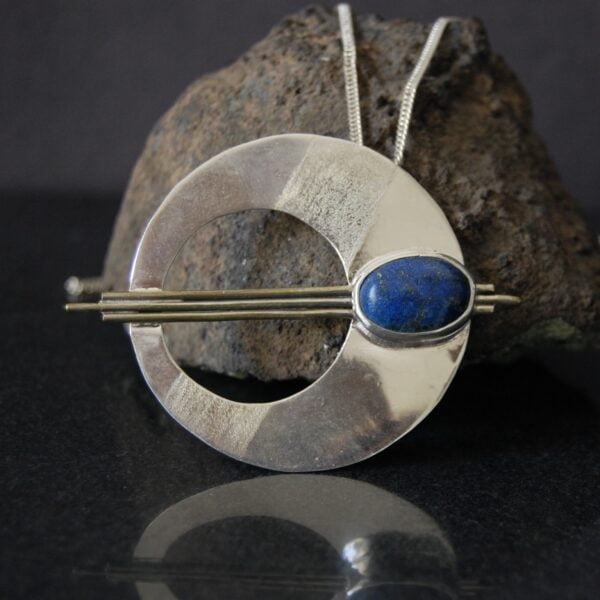 Lapis Lazuli Sterling Silver Pendant