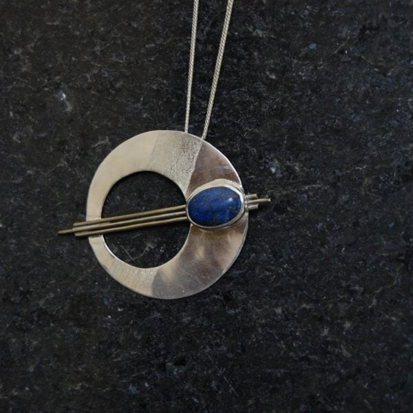 Lapis Lazuli Sterling Silver Pendant - Image 2