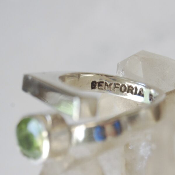 Peridot Sterling Silver Ring - Image 5