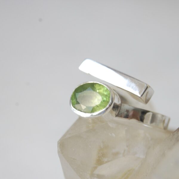 Peridot Sterling Silver Ring - Image 2