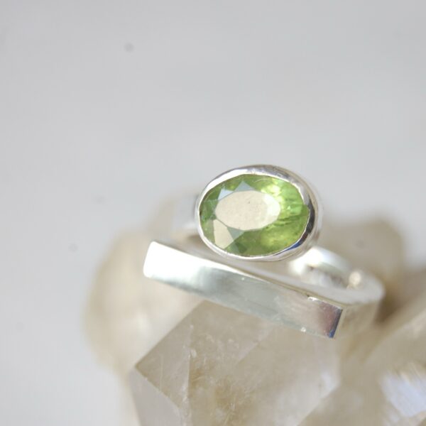 Peridot Sterling Silver Ring