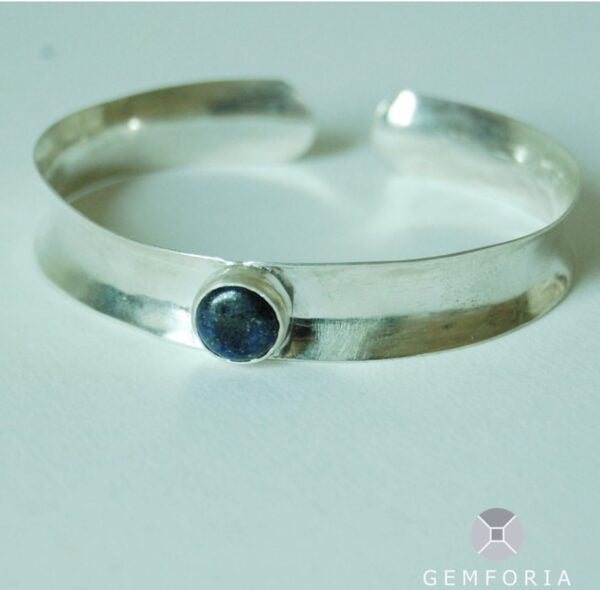 Lapis Lazuli Sterling Silver Cuff