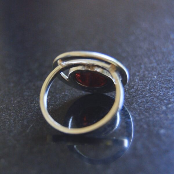 Garnet Sterling Silver Ring - Image 4