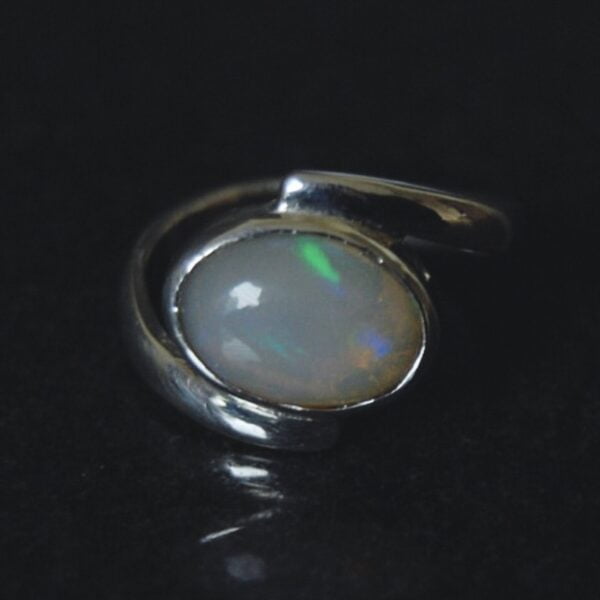 Opal Sterling Silver Ring