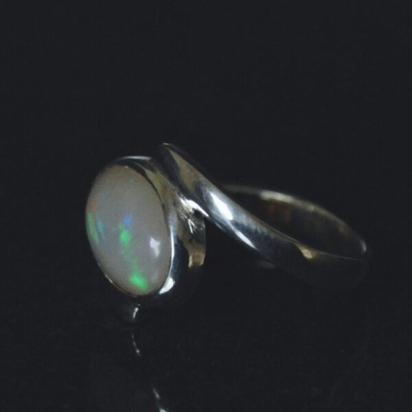 Opal Sterling Silver Ring - Image 2