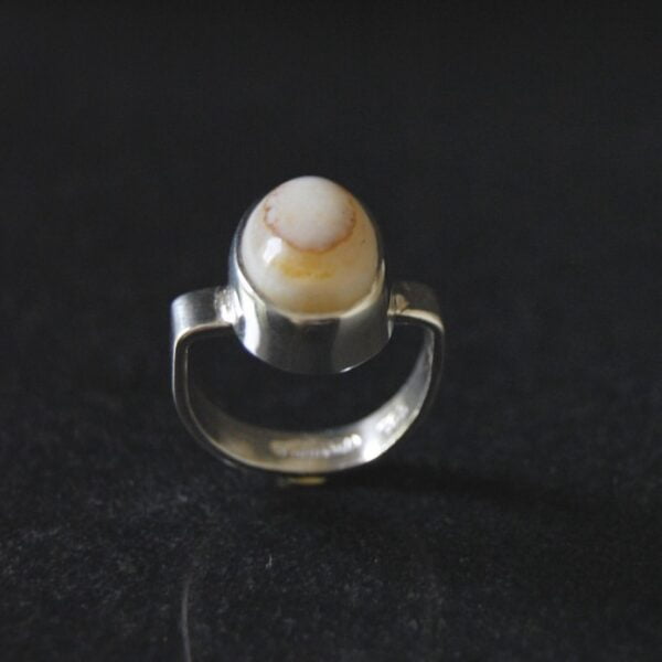 Agate (Aqeeq) Sterling Silver Ring - Image 3